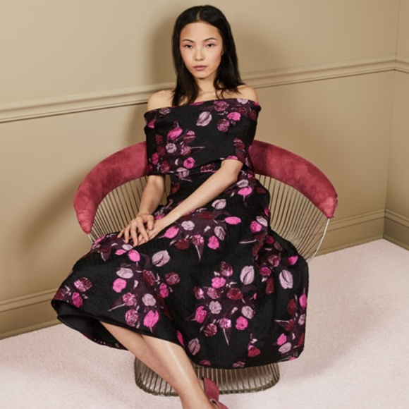 Lela Rose Dresses & Skirts - SOLD Lela Rose Tulip Fil Coupe A-line Dress